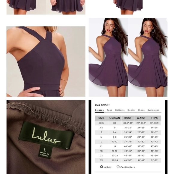 Lulus Forevermore til the end of time dusty purple skater dress # 394122 - Picture 7 of 7
